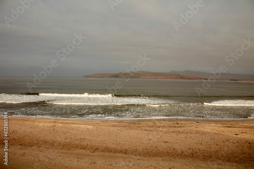 Paracas is a city on the west coast of Peru. It is known for its beaches, such as El Chaco, located in the sheltered bay of Paracas. The city is a departure point to the uninhabited Ballestas Islands.