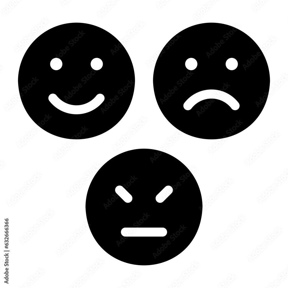 Fototapeta premium feedback glyph icon