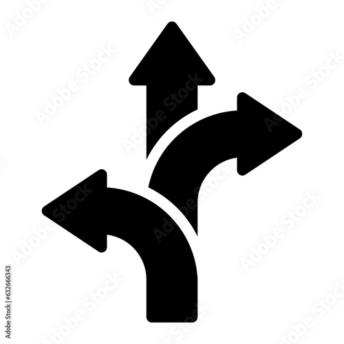 direction glyph icon