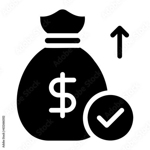 investition glyph icon