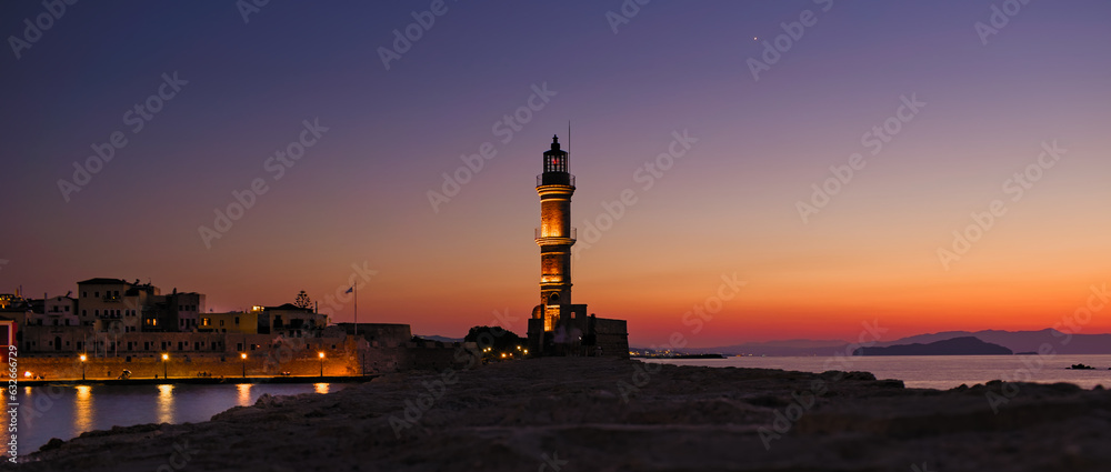 Fototapeta premium Chania Lighthouse