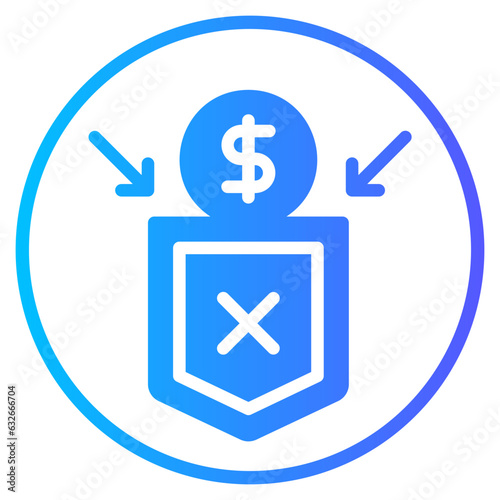 corruption gradient icon