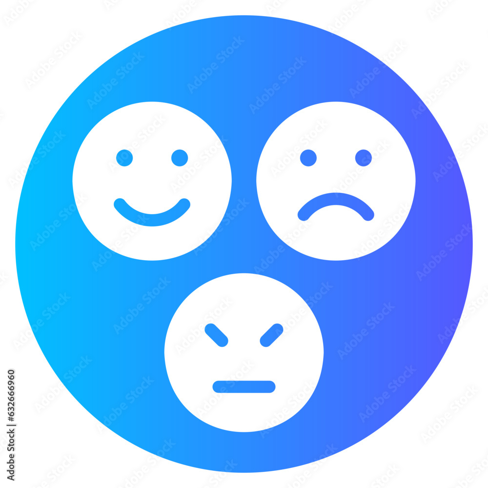 Fototapeta premium feedback gradient icon