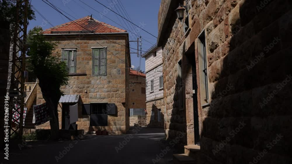 Old traditional lebanese house in a village Hadath El Jebbeh Lebanon Old traditional lebanese house in a village Hadath El Jebbeh Lebanon