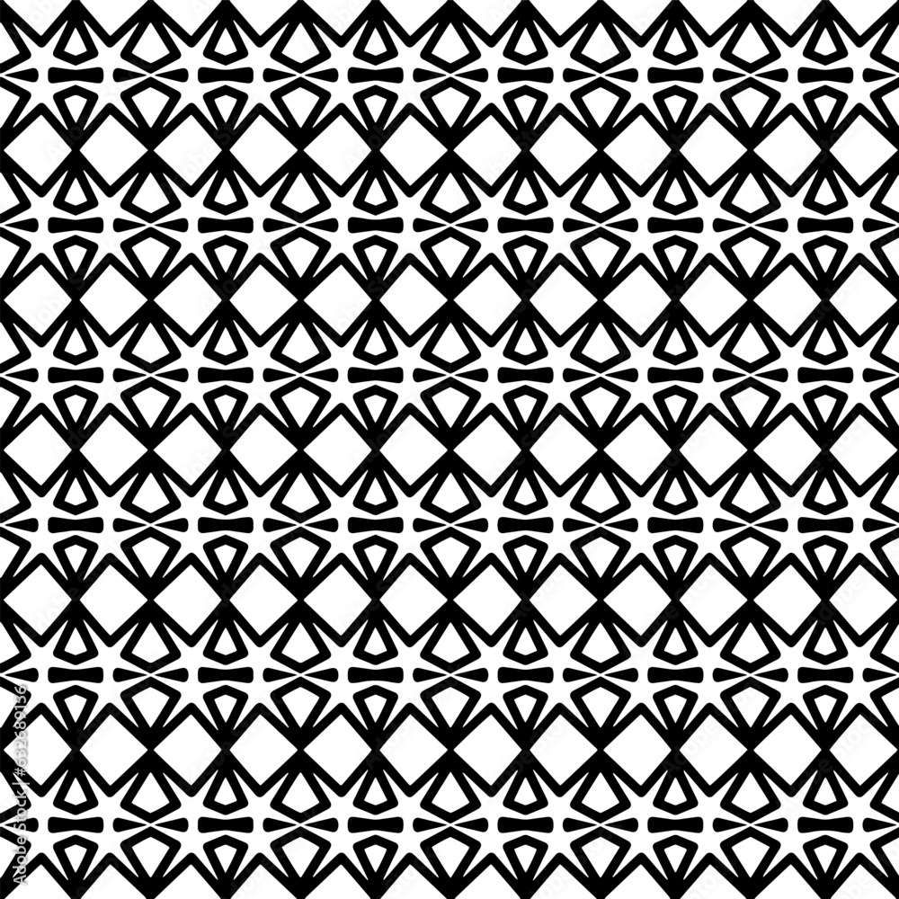 Black and white pattern . Figures ornament.Seamless pattern for fashion, textile design, on wall paper, wrapping paper, fabrics and home decor. Black and white pattern . Figures ornament.Seamless pattern for fashion, textile design, on wall paper, wrapping paper, fabrics and home decor.