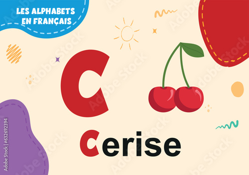 les alphabets en français la lettre C