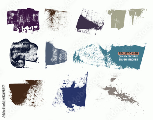Realistic pastel colors texture strokes lines, dry brush, hand painted design elements. Grunge boxes, textured, backgrounds for text. Colored rough grunge edges. Vector ink, artistic brushes.