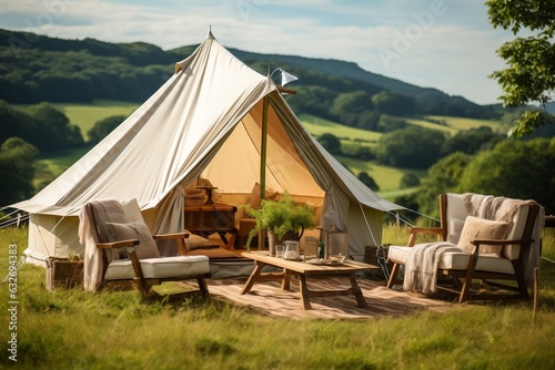 A Cozy Camping Tent, Generative Ai
