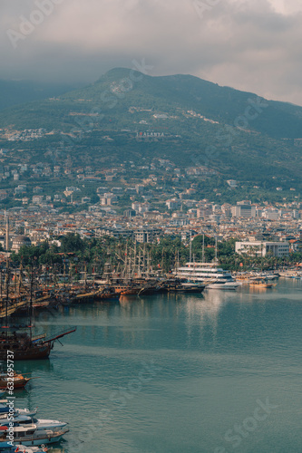 Alanya city, Turkey, view f...