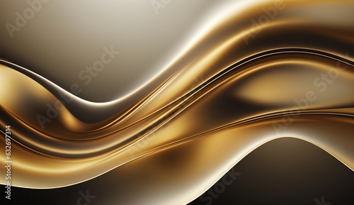 Abstract gold background  Generative AI