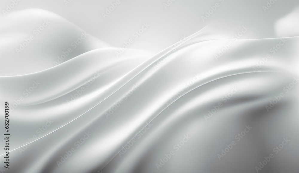 White Silk Background, Generative AI White Silk Background, Generative AI