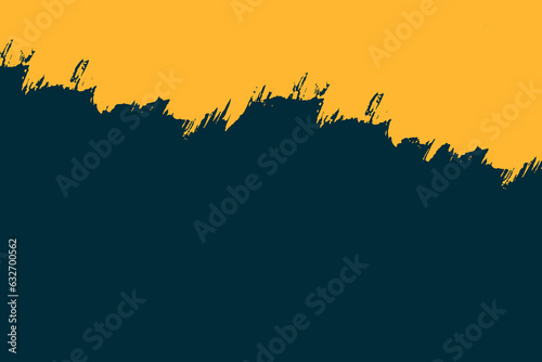 Fototapeta Naklejka Na Ścianę i Meble -  Grunge background yellow color, Grunge brush, background. Modern grunge Background