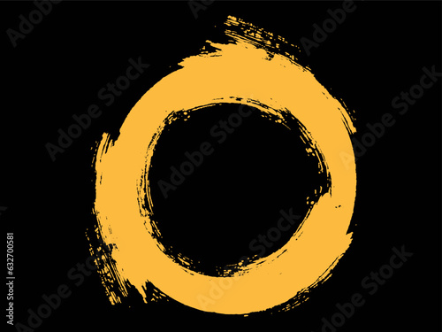 Grunge background black and yellow color, Grunge brush, background. Modern grunge Background