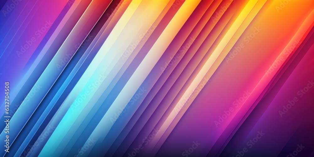 Ultra Wide Bright Striped Gradient, Generative AI Ultra Wide Bright Striped Gradient, Generative AI