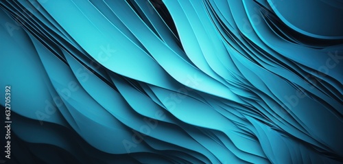 Abstract Blue Background, Generative AI