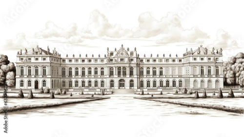 Palace of Versailles illustration