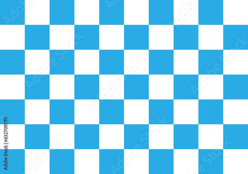 pattern of blue and white squares