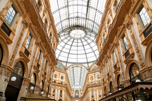 The Galleria Vittorio Emanuele II  Milan  Lombardy  Italy