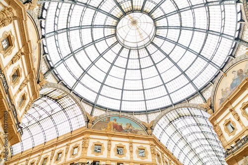 The Galleria Vittorio Emanuele II  Milan  Lombardy  Italy