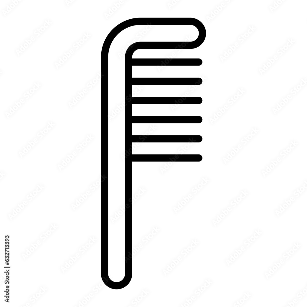 Outline Comb icon Outline Comb icon