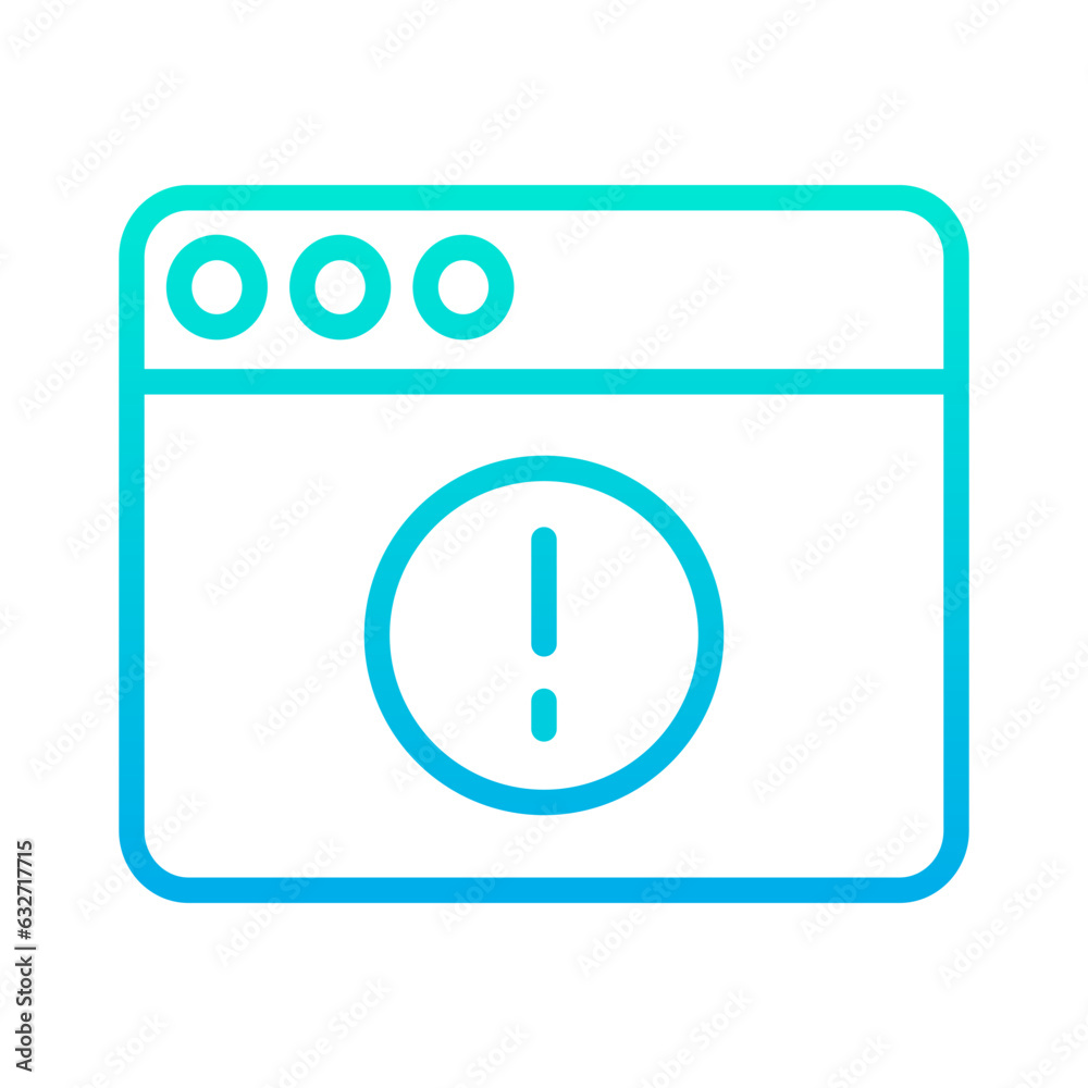Outline gradient Web info icon Outline gradient Web info icon