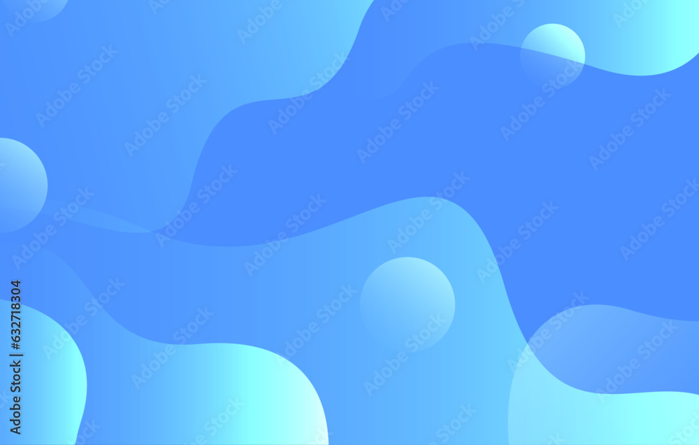 Abstract blue background with waves