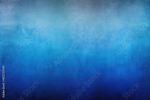 Abstract blue gradient texture and roughness in the background. Generative AI