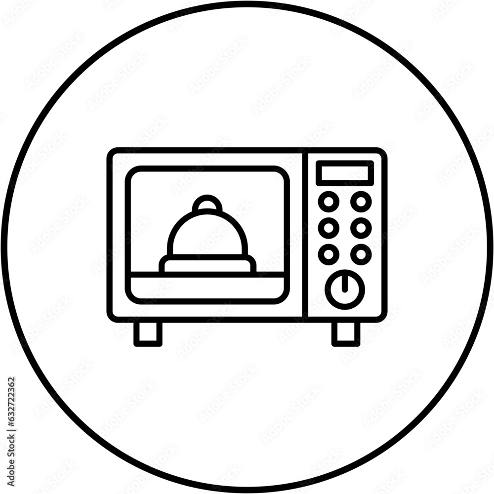 Microwave Oven Icon Microwave Oven Icon