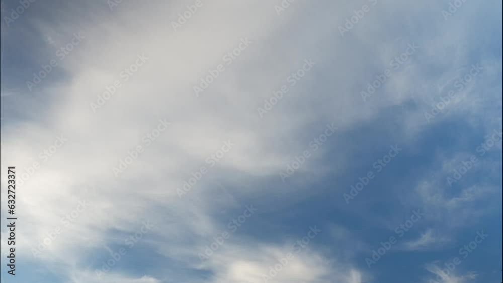 Summer blue sky with white clouds timelapse UHD Summer blue sky with white clouds timelapse UHD