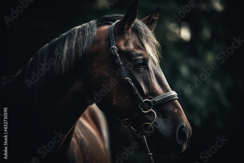 Elegant Horse, Animal, bokeh  © Nati