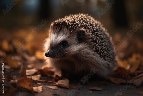 Cute Hedgehog, Animal, bokeh 