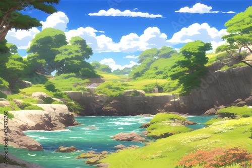 Beautiful Landscape by AI Generator