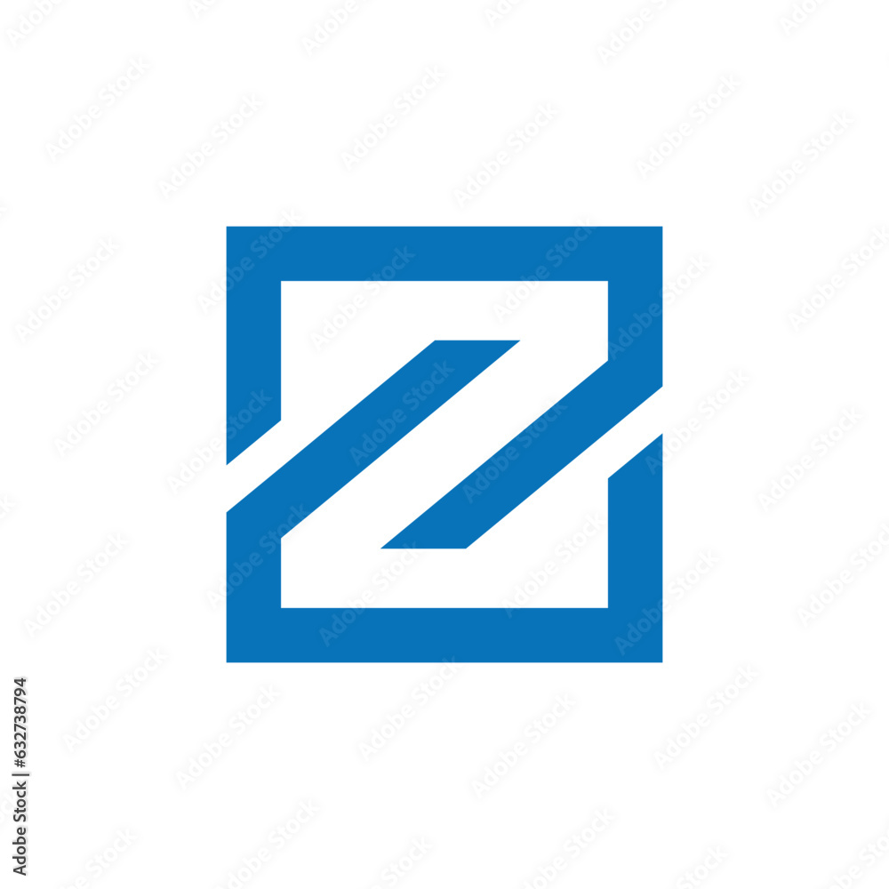 Z letter initial logo design Z letter initial logo design