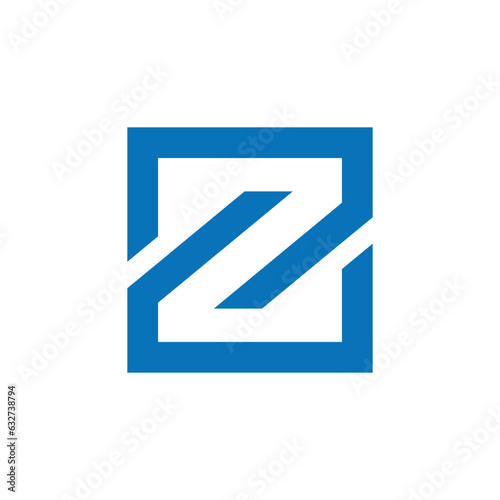 Z letter initial logo design