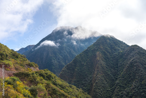 CLOUDS OVER THE MOUNTAINS. YUNGAS OF JUJUY, ARGENTINA. JUNGLE LANDSCAPE. © Javier