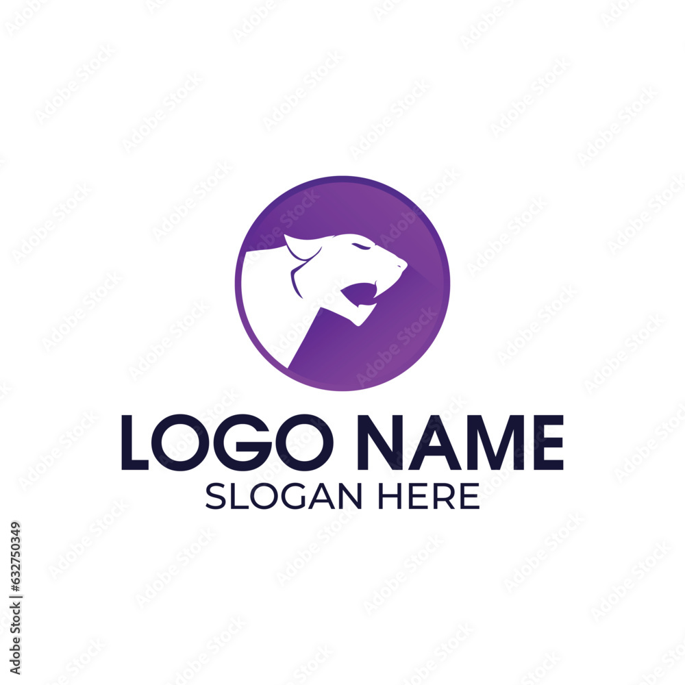 minimal panther logo design minimal panther logo design