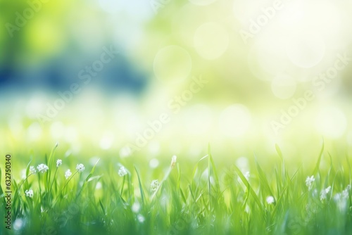 Abstract spring background or summer background with fresh grass
