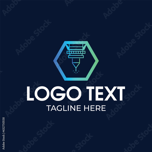 laser engraving logo design