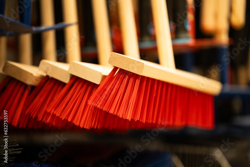 Obraz na płótnie broom - broom selection - a series of cleaning tools w salonie
