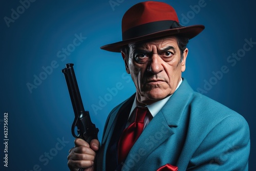 Retro 1950s Gangster with a...