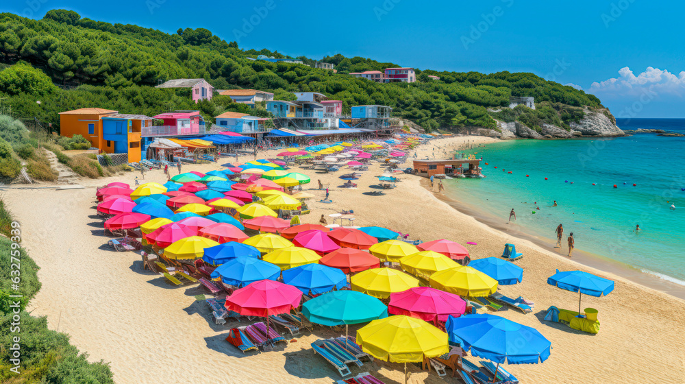 Obraz premium Strandurlaub, Erholung am Meer