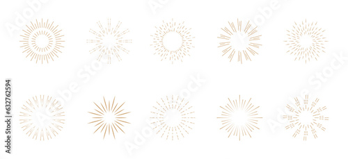 Sunburst shadow icons vector. Starburst, firework monochromes.Big collection sunburst best quality. Star, firework explosion, logo, emblem,