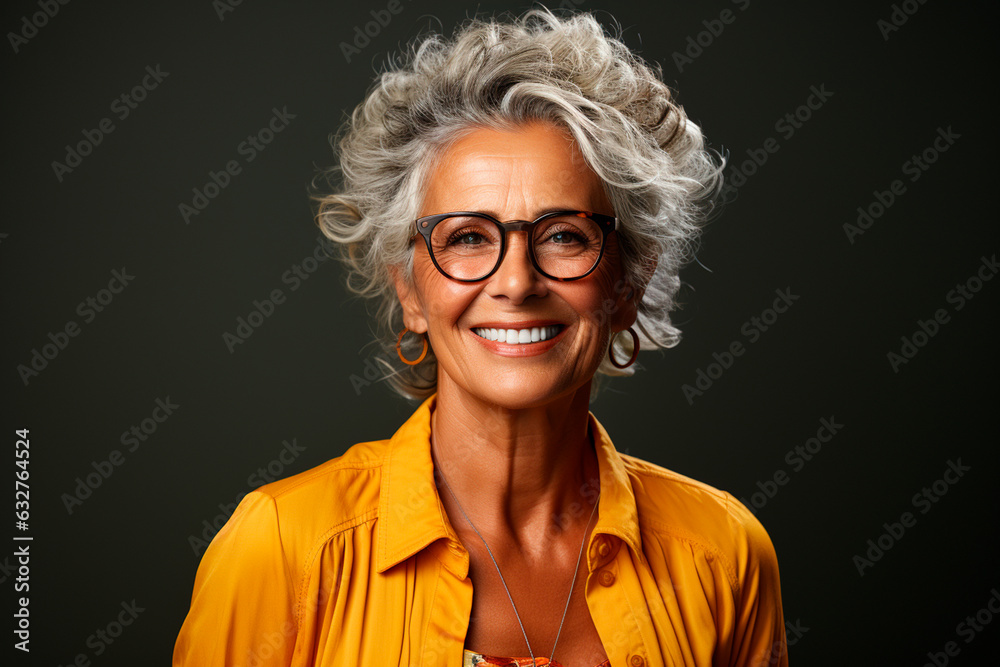 portrait of an elderly woman