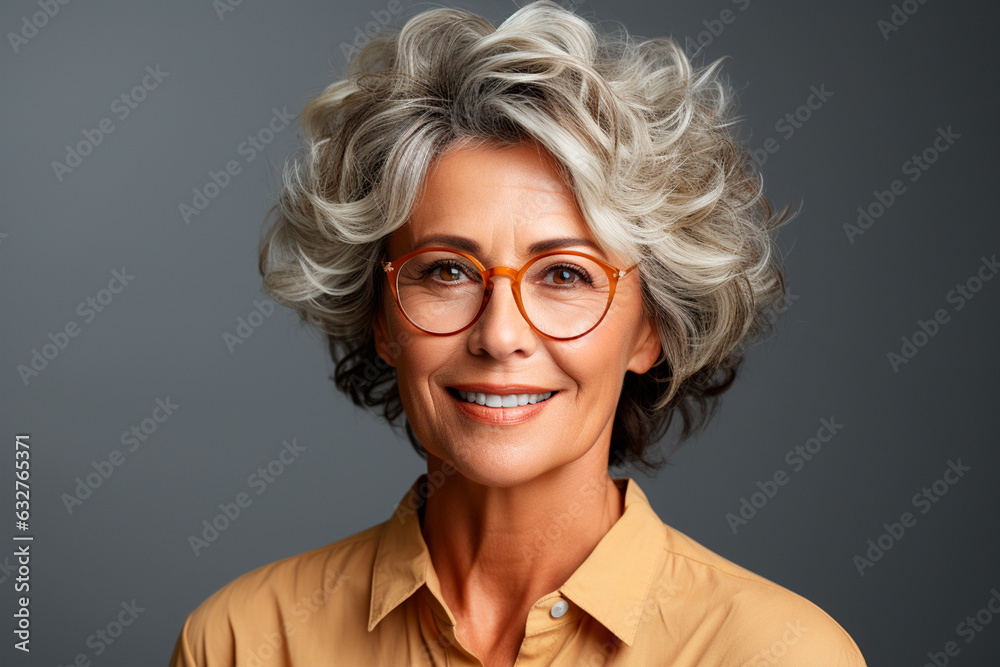 portrait of an elderly woman