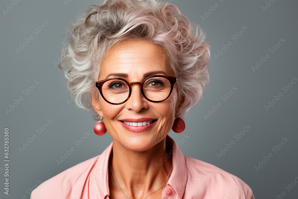 portrait of an elderly woman portrait of an elderly woman