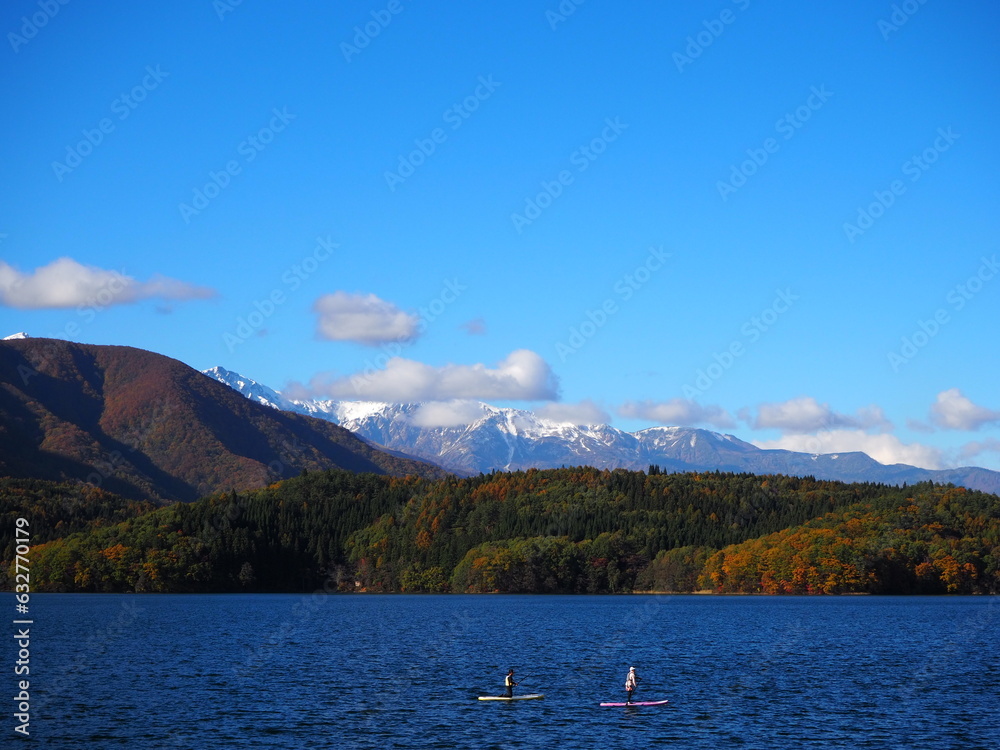 SUP　長野県　青木湖