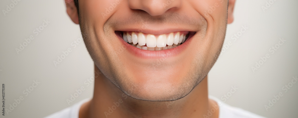 Portrait of a handsome man showcasing a confident smile, highlighting his clean teeth. Ideal for a dental advertisement. Portrait of a handsome man showcasing a confident smile, highlighting his clean teeth. Ideal for a dental advertisement.