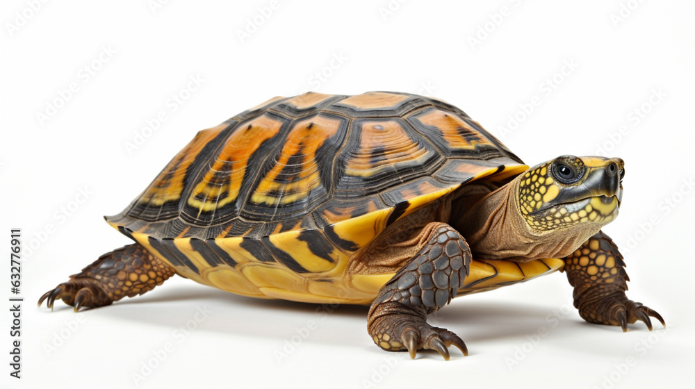 Fototapeta premium turtle, tortoise isolated on a white background