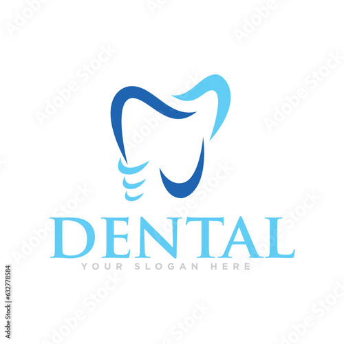 Dental Clinic Logo DEsign Illustration