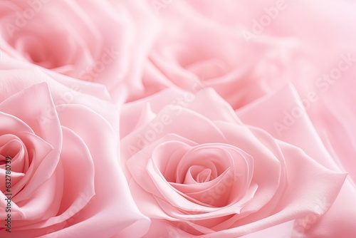 Rose of pink color, Copy space for your text